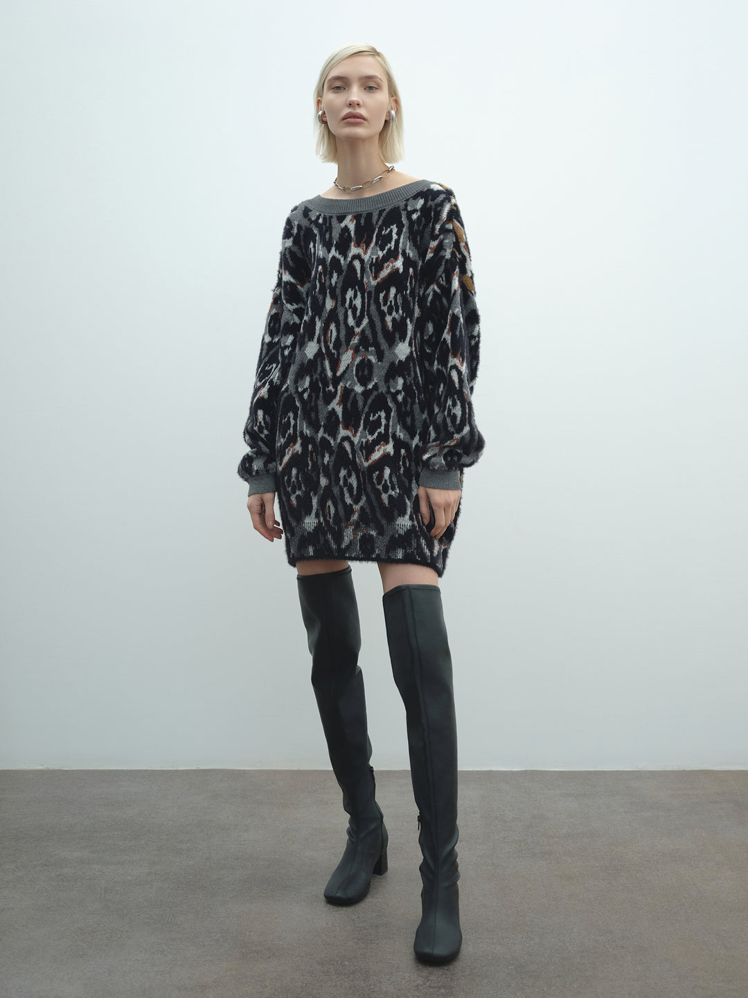 Maxipull AKEP in jacquard maculato