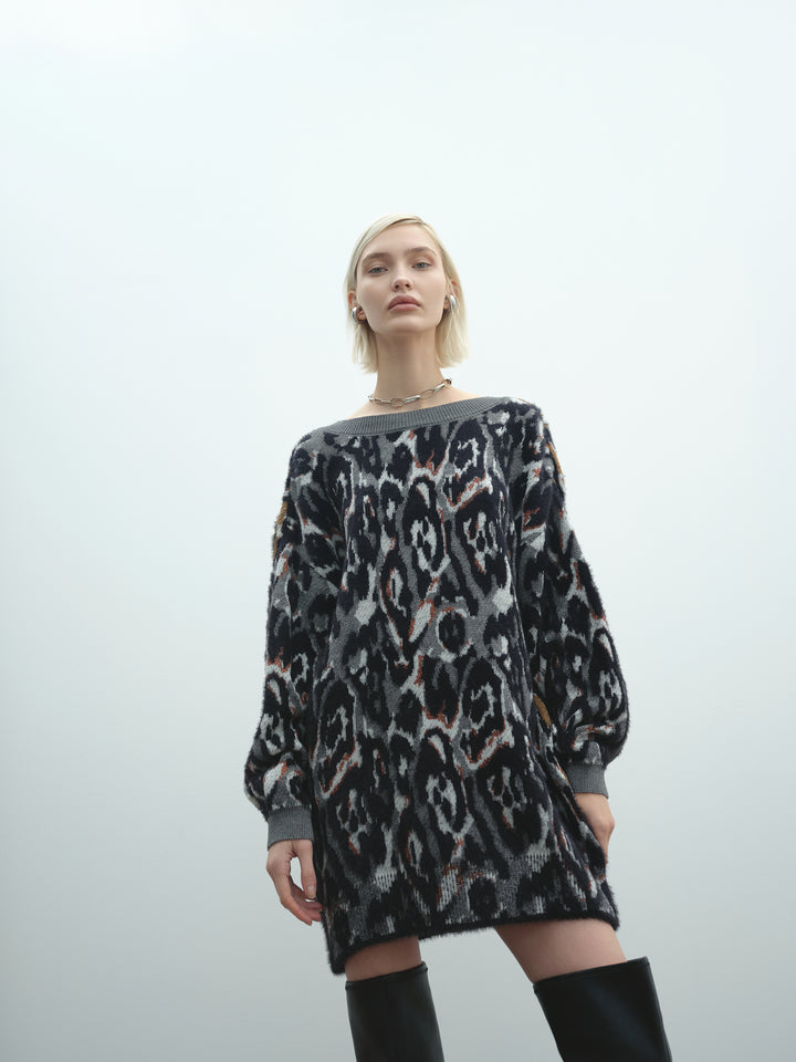 Maxipull AKEP in jacquard maculato