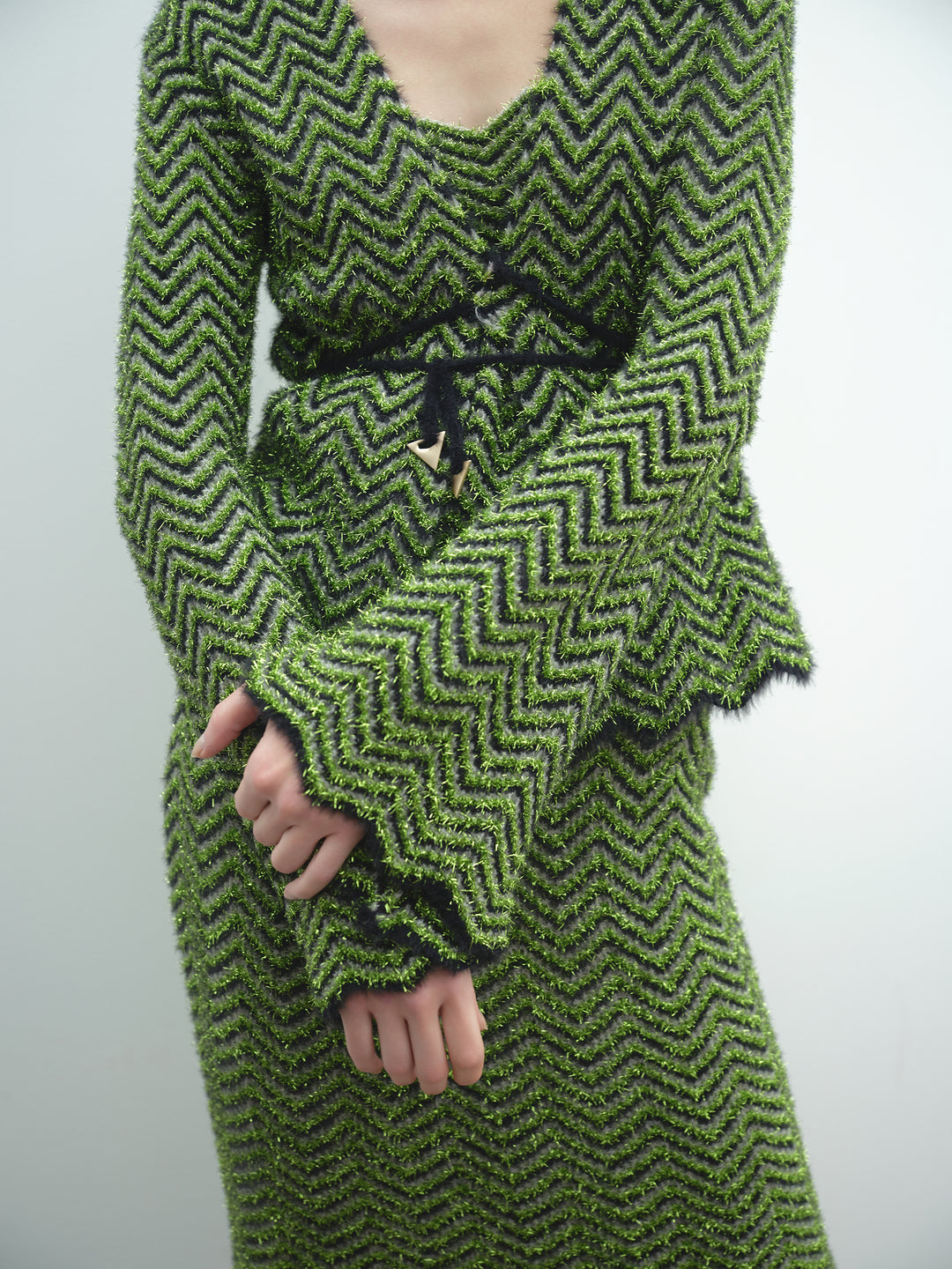 Cardigan AKEP chevron lurex