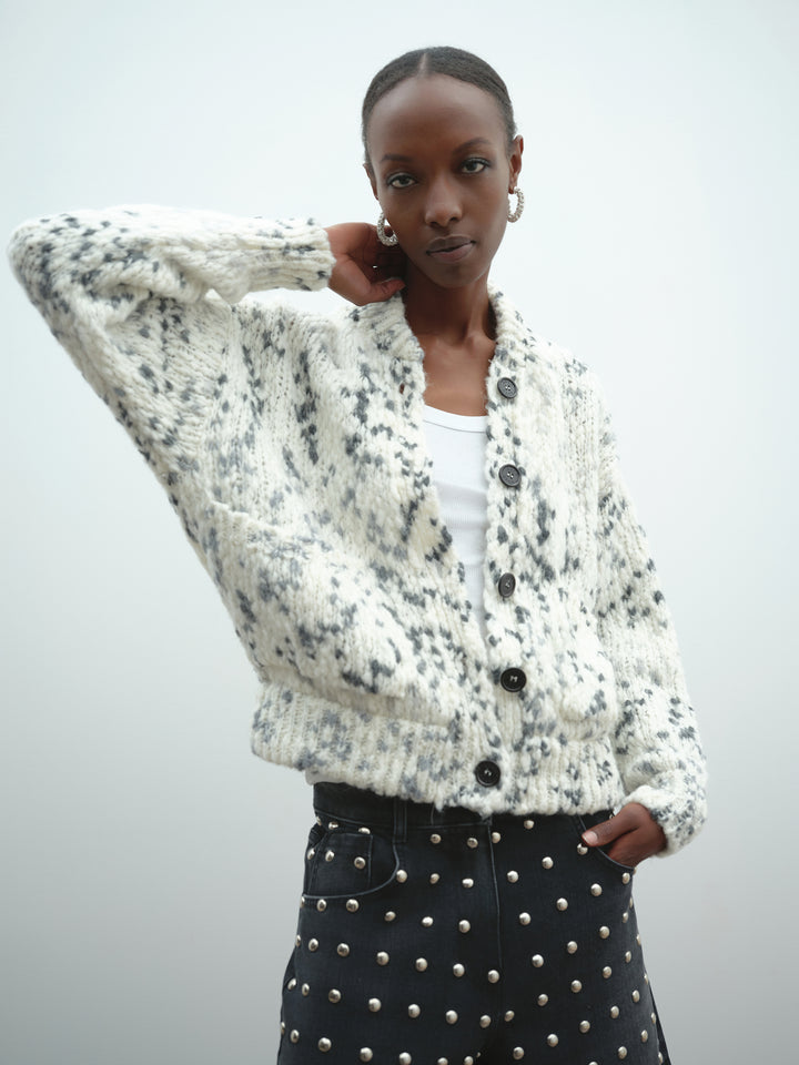 Giacca AKEP in maglia con tasconi