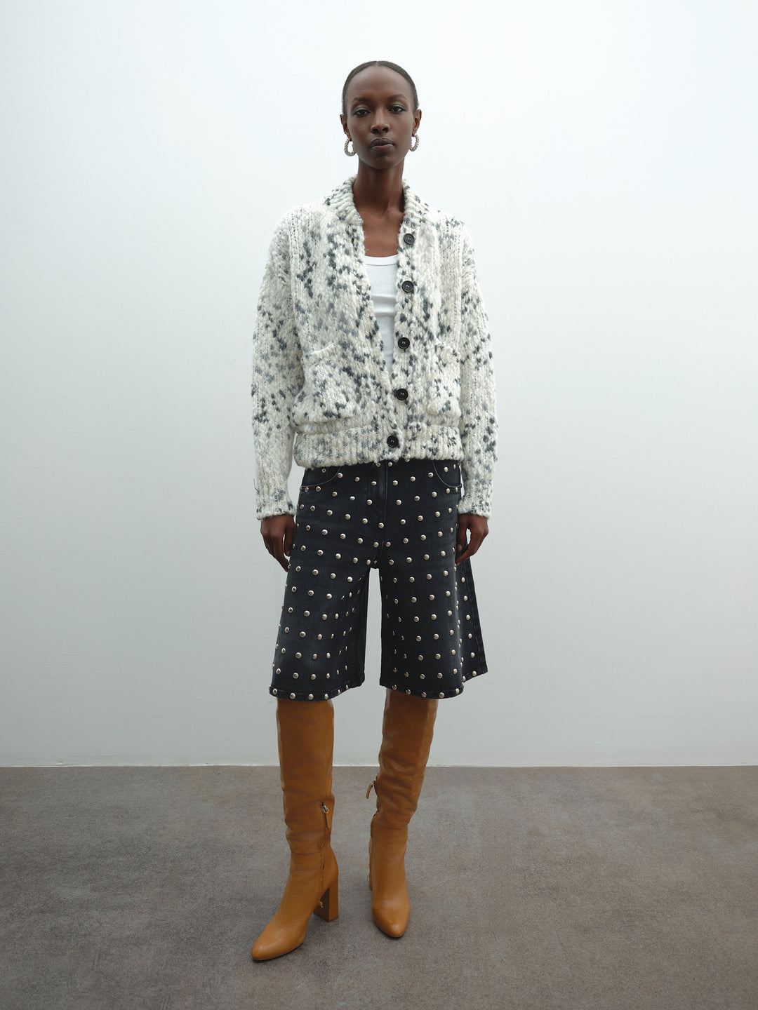 Giacca AKEP in maglia con tasconi