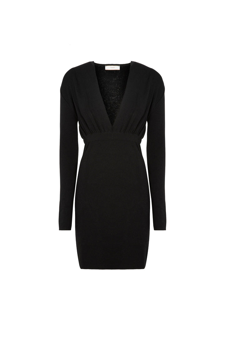 Abito corto AKEP con scollo profondo