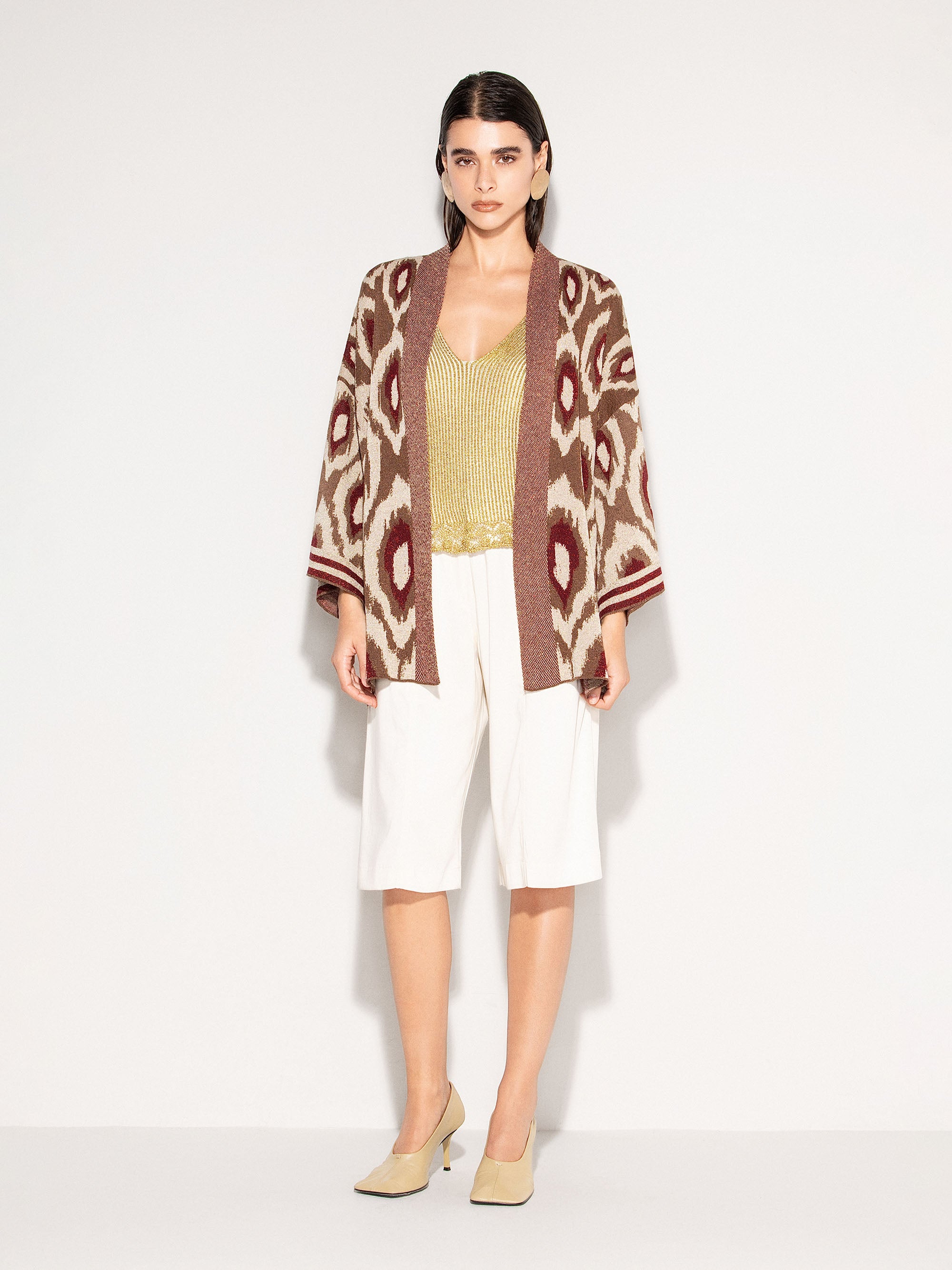 Top AKEP a spalline sottili con scollo