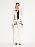 Cardigan AKEP con patch e bordi a contrasto