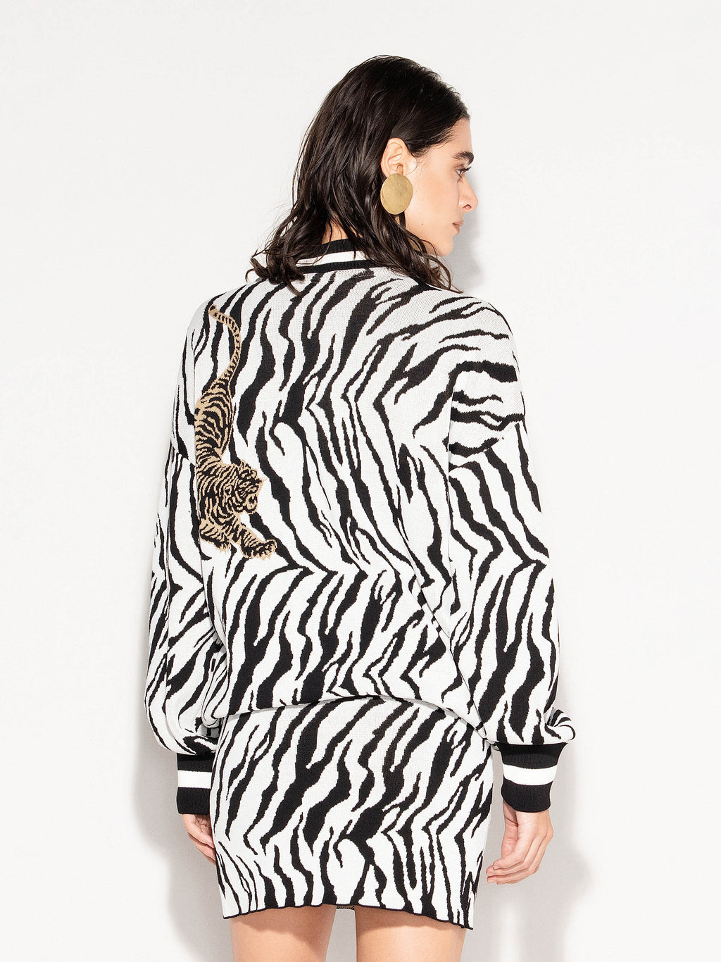 Giacca AKEP con motivo tigrato