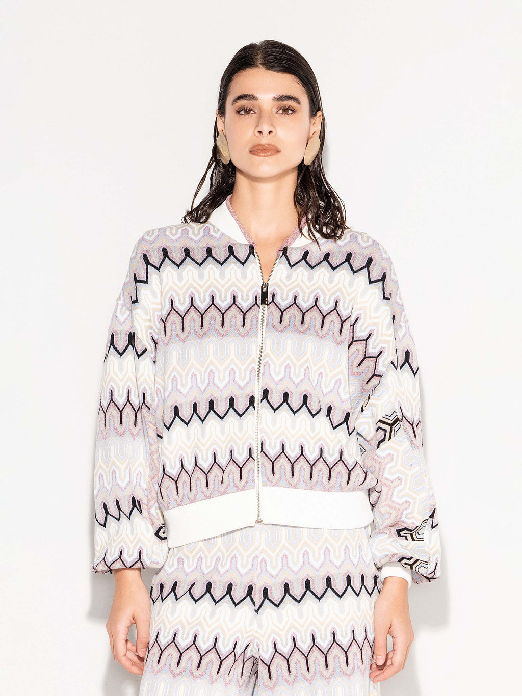 Giacca AKEP con motivo geometrico