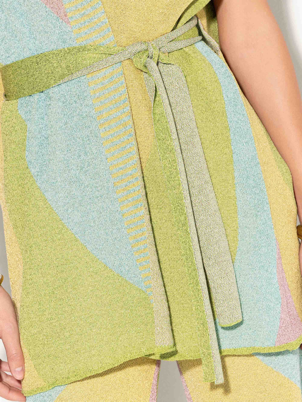 Cardigan AKEP multicolor con scollo a V