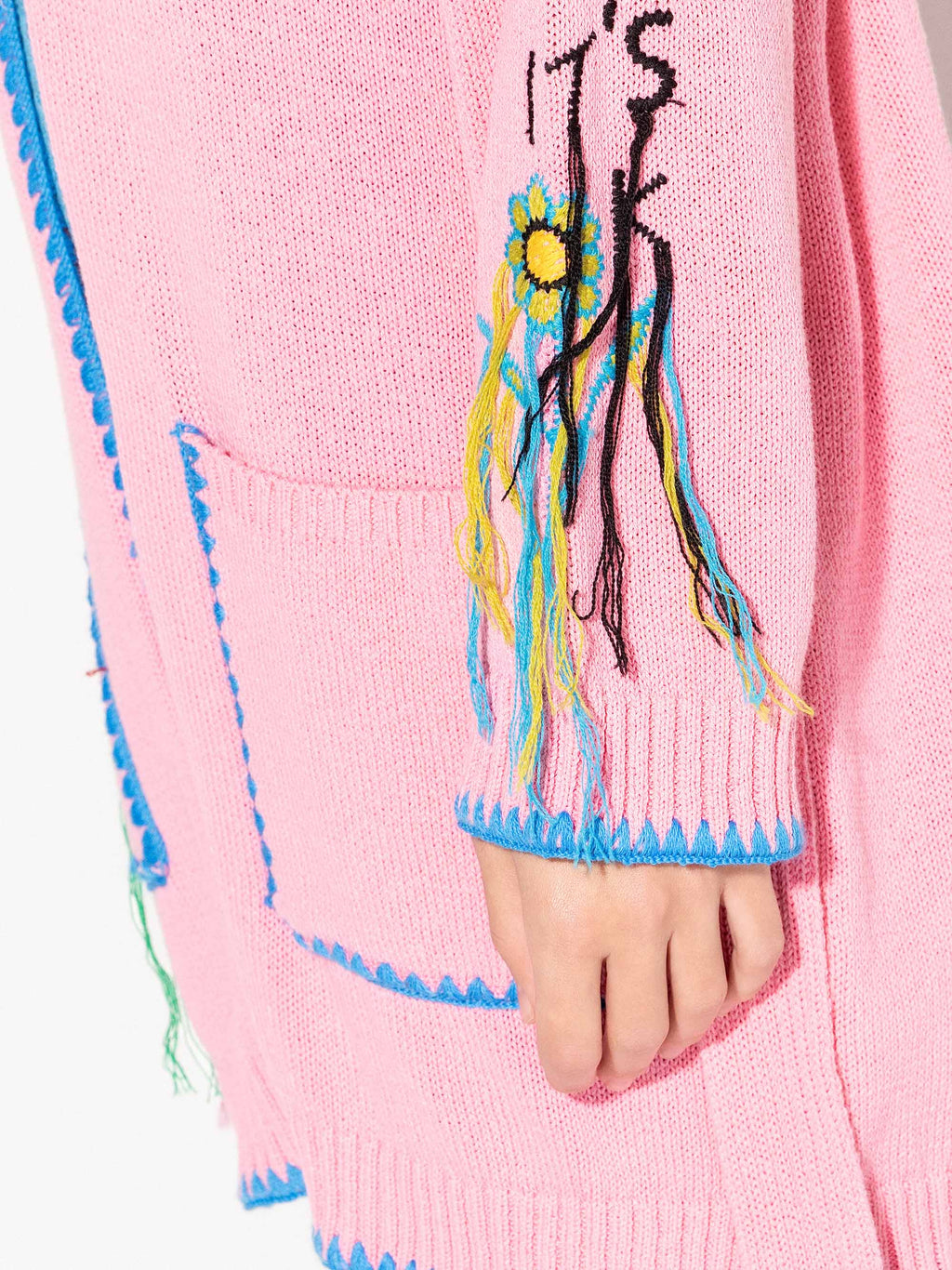 Cardigan lungo AKEP aperto con linea oversize
