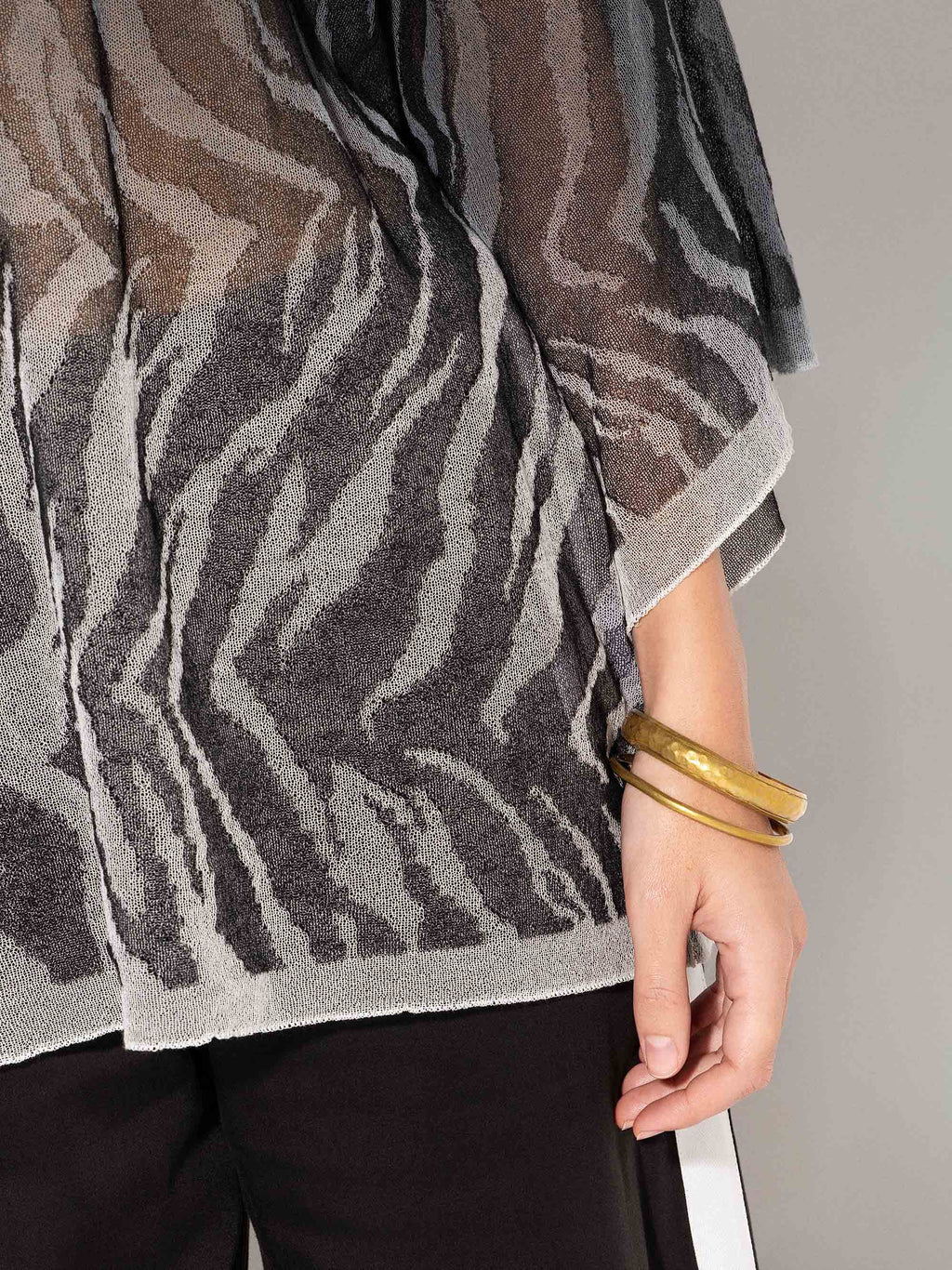 Maglia AKEP con stampa sfumata animalier