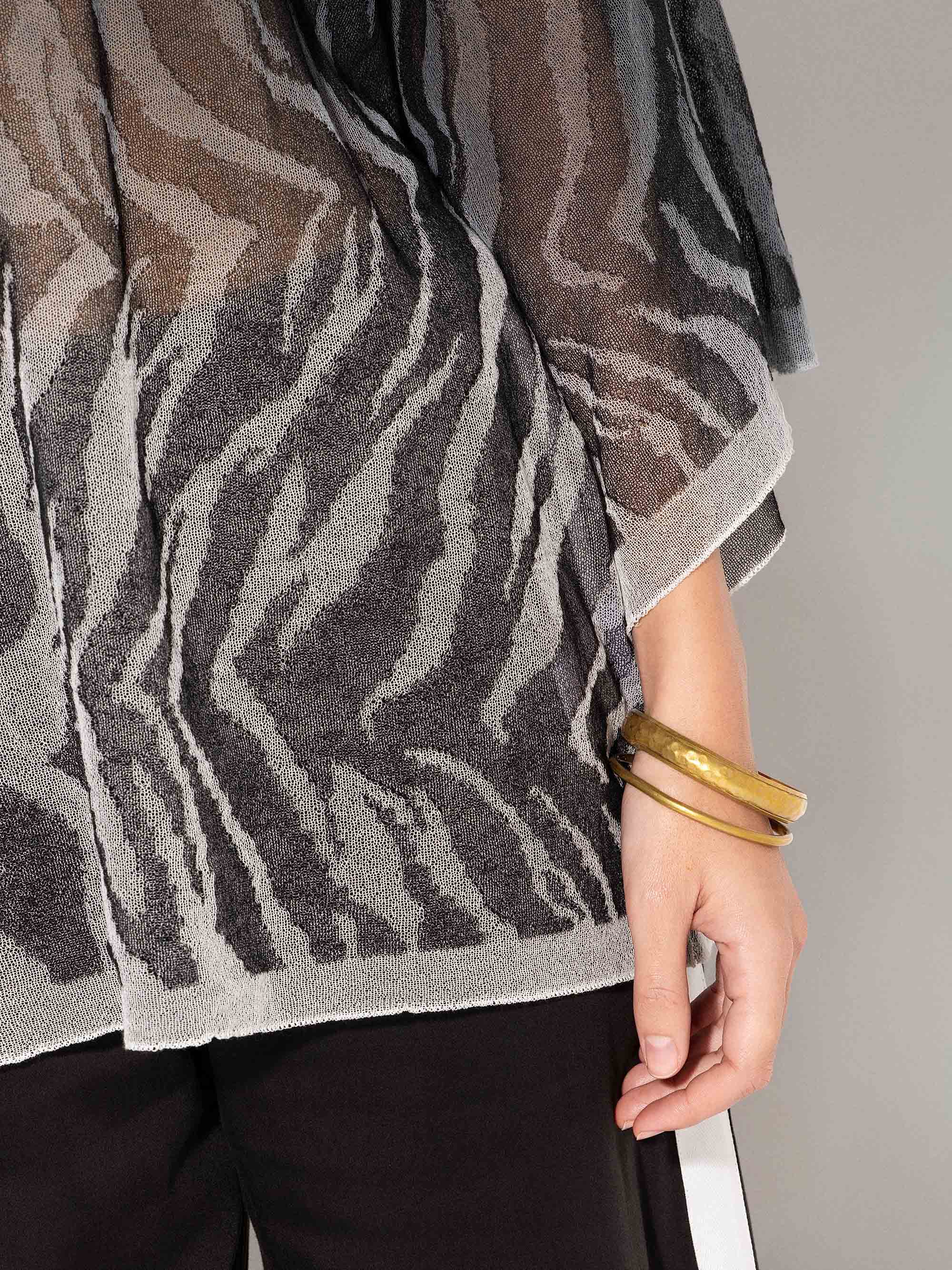 Maglia AKEP con stampa sfumata animalier