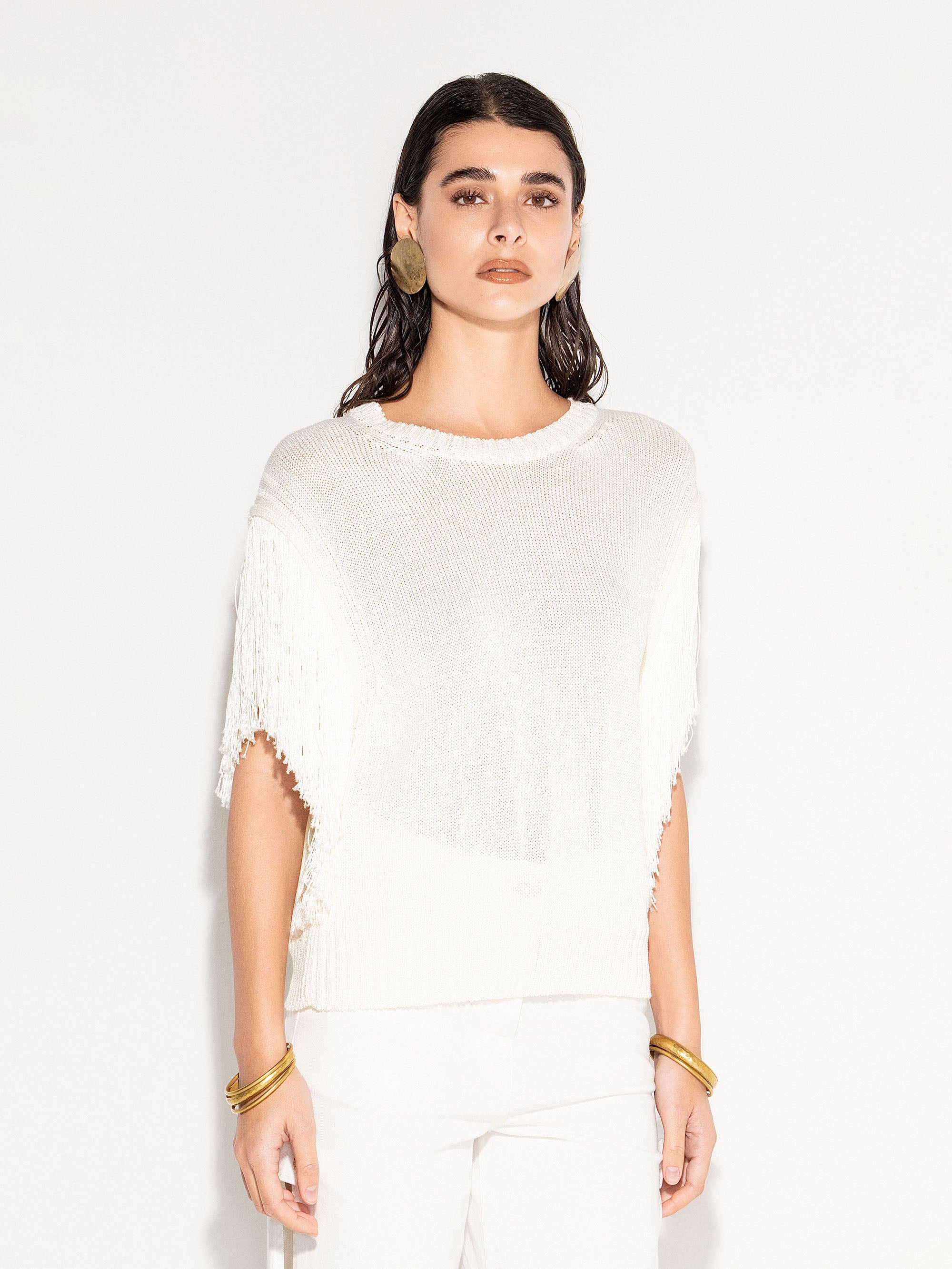 Top AKEP oversize con maniche ampie
