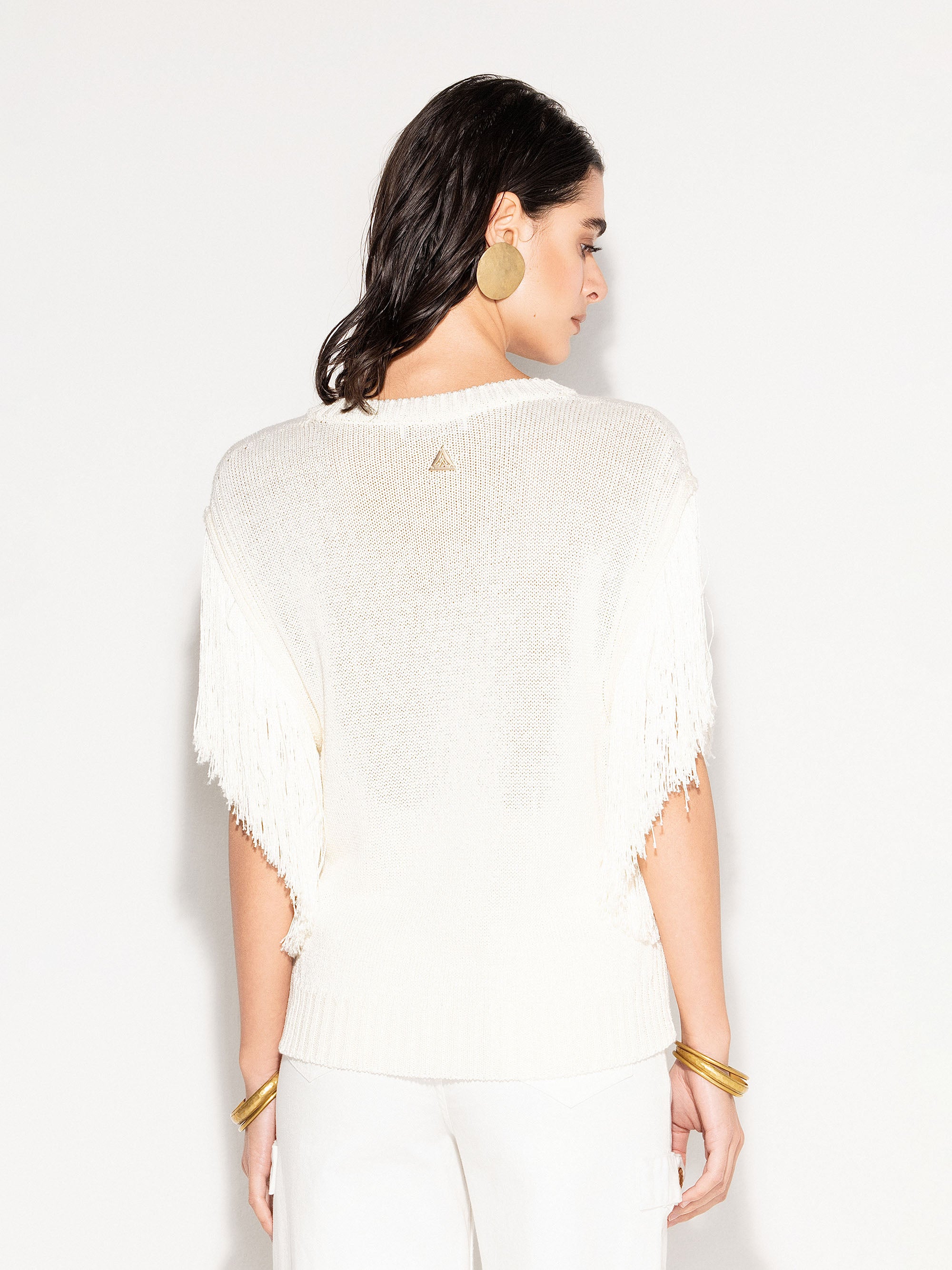 Top AKEP oversize con maniche ampie