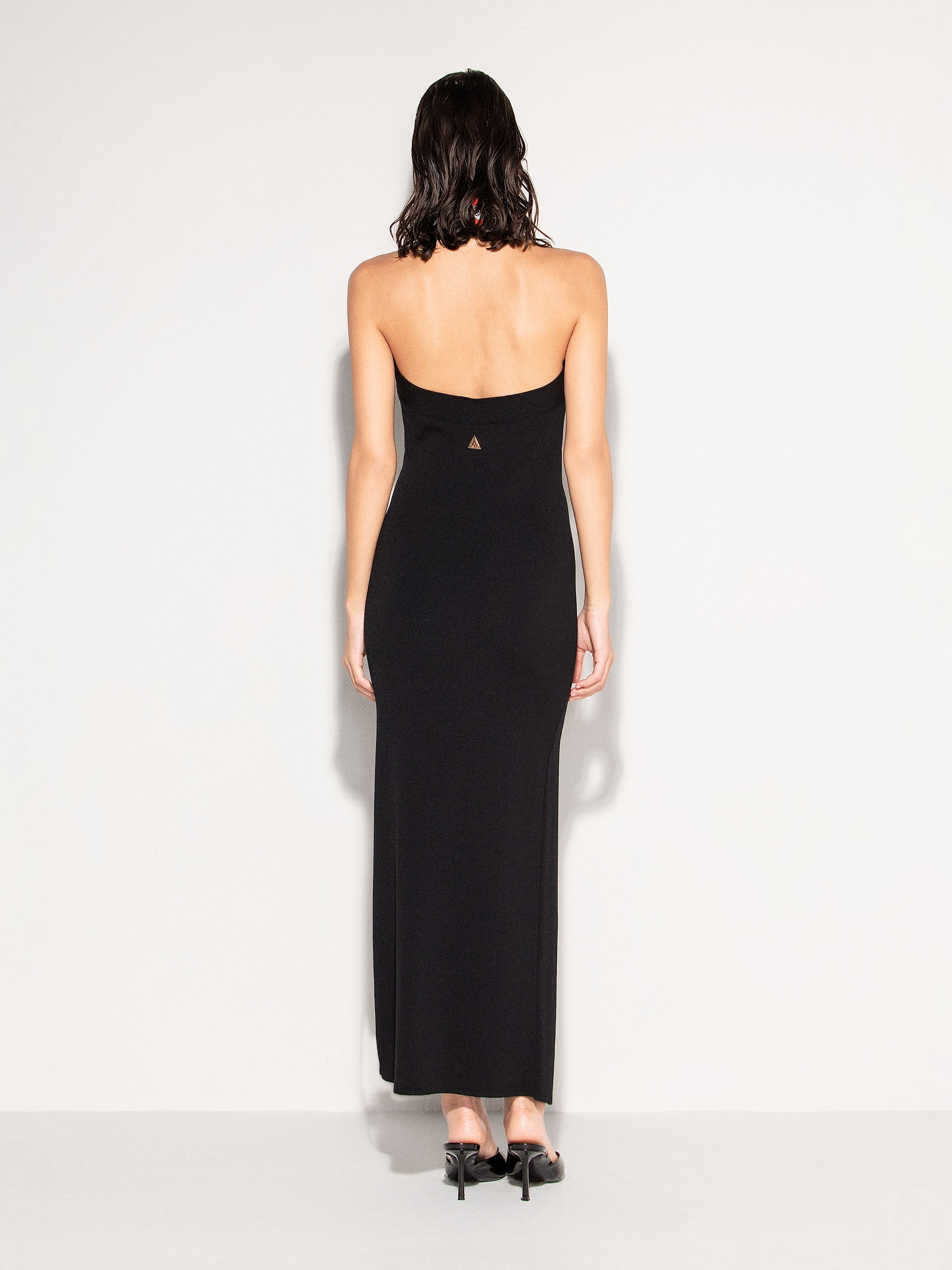 Abito lungo AKEP con spacco laterale