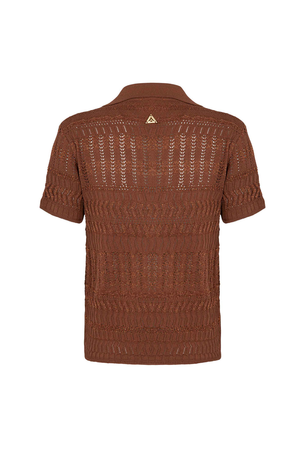Polo traforata in maglia AKEP