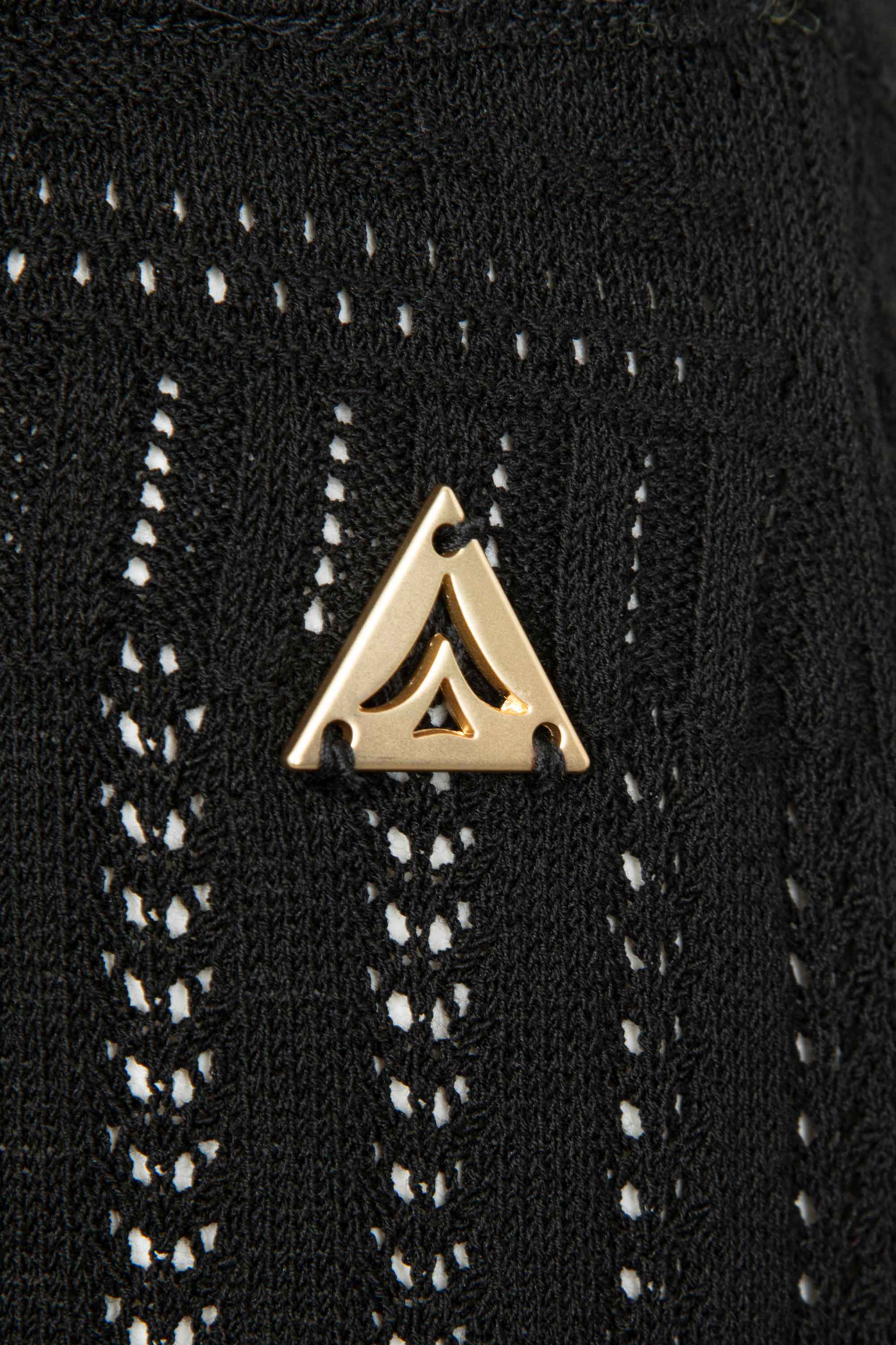 Gonna lunga in maglia traforata AKEP