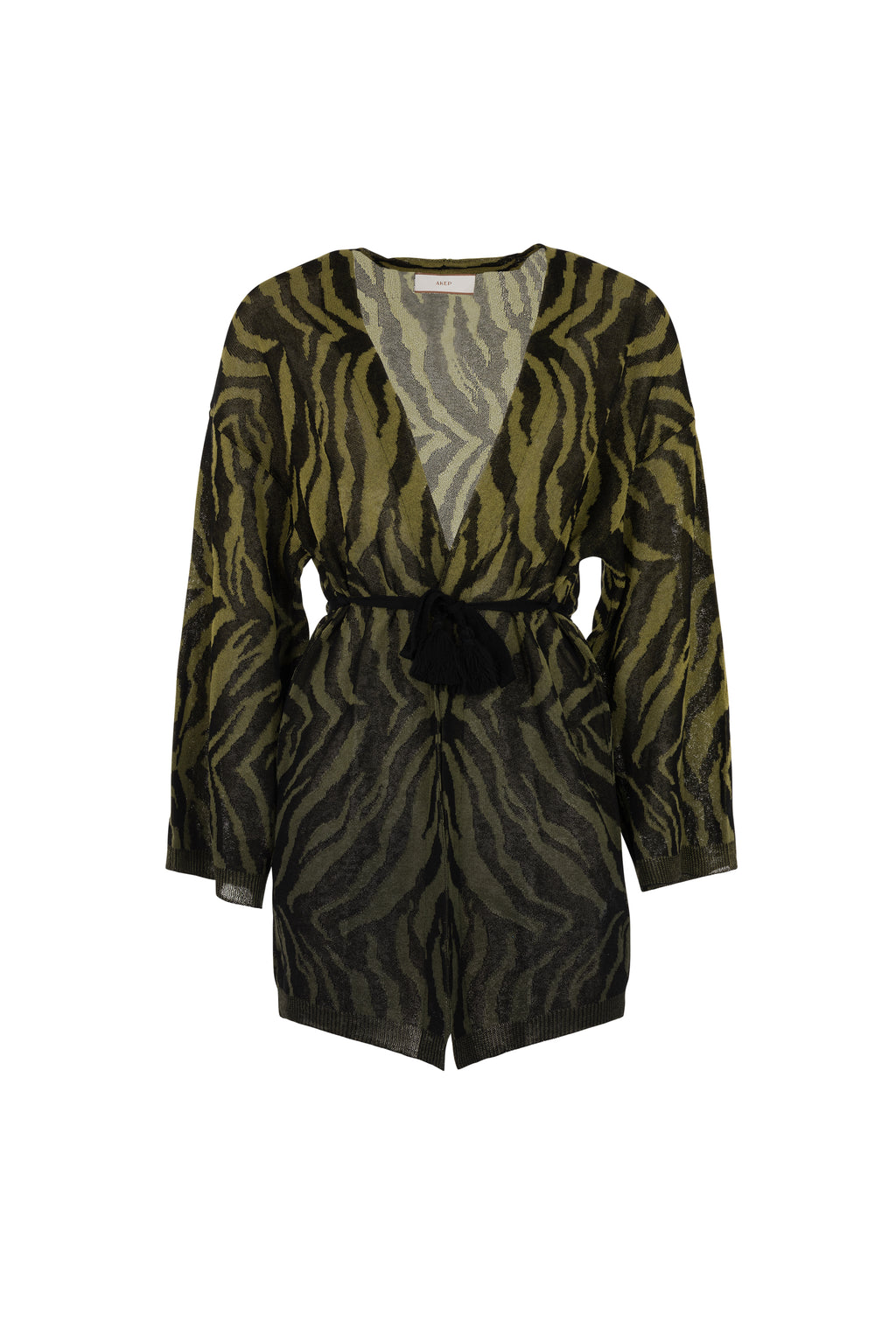 Cardigan corto in maglia jacquard AKEP