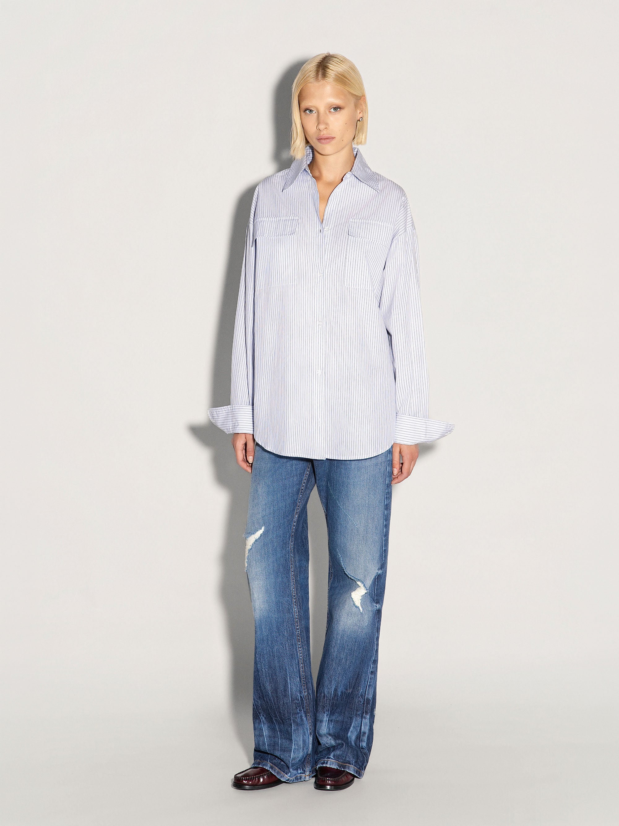 Camicia oversize AKEP a righe