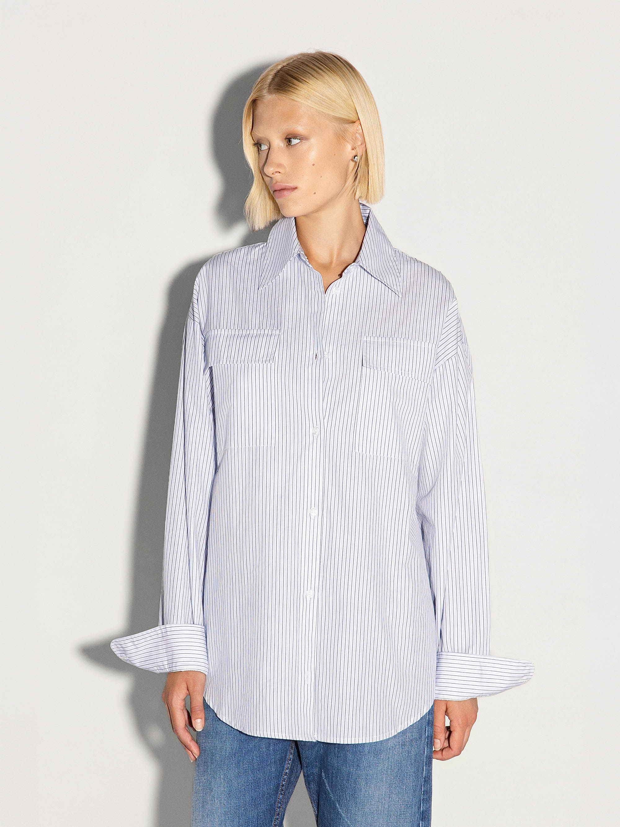 Camicia oversize AKEP a righe