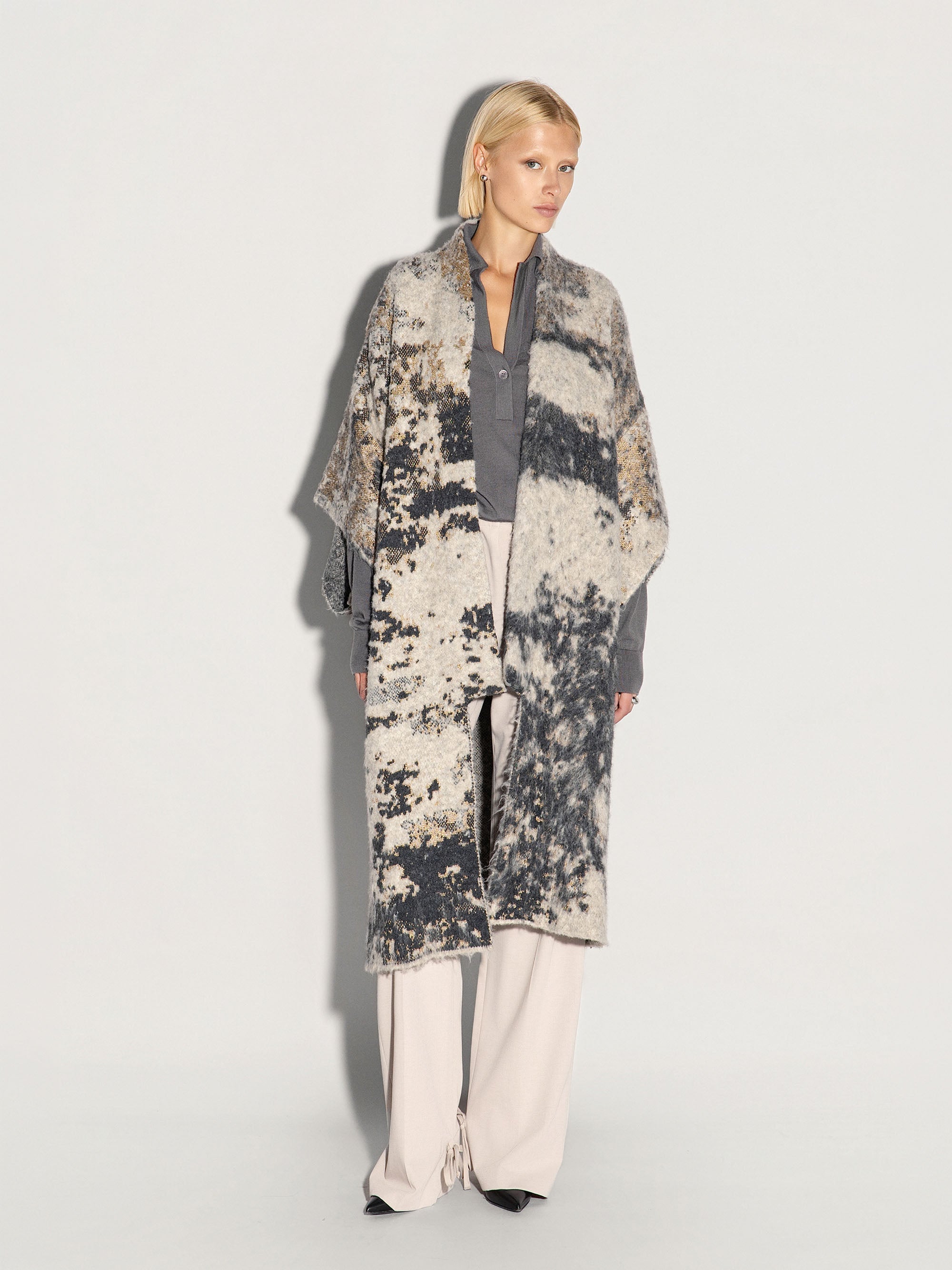 Kimono AKEP jacquard multifibra
