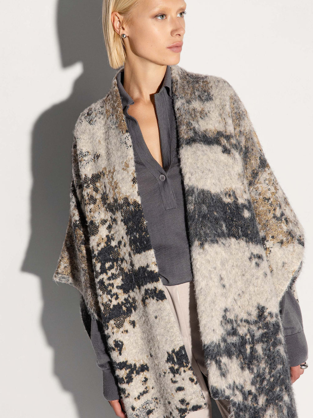 Kimono AKEP jacquard multifibra