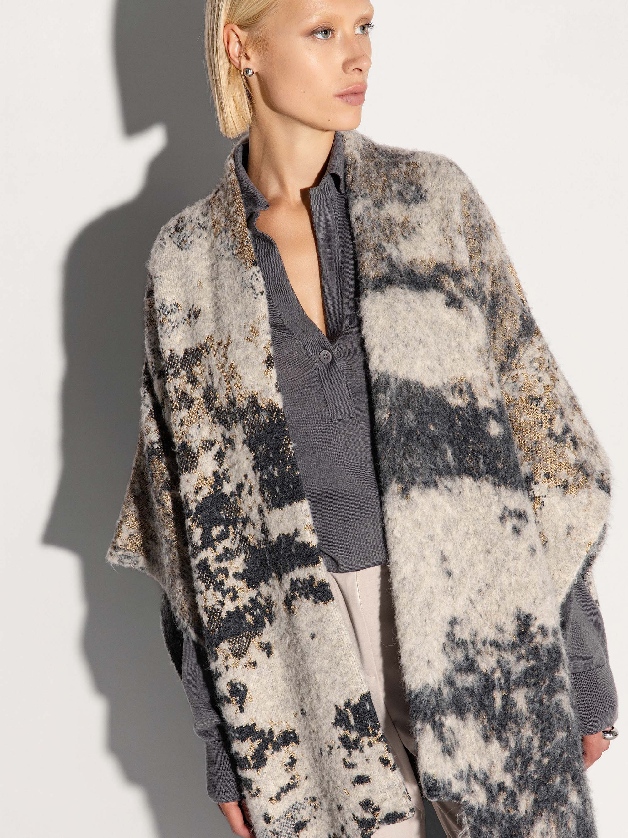 Kimono AKEP jacquard multifibra