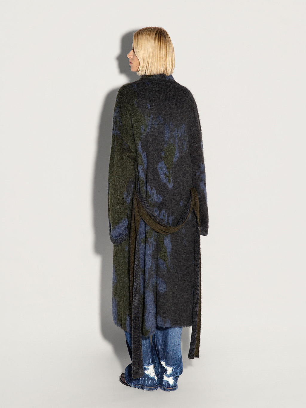 Cappotto AKEP midi in alpaca e mohair