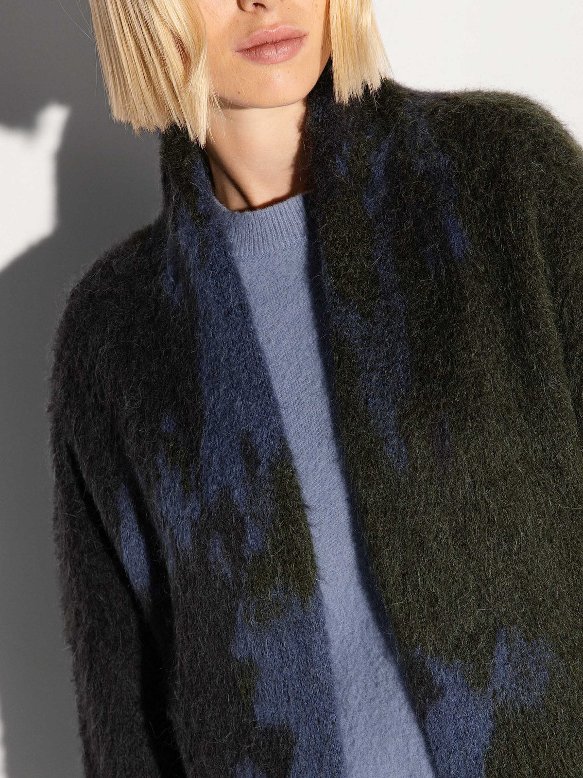 Cappotto AKEP midi in alpaca e mohair