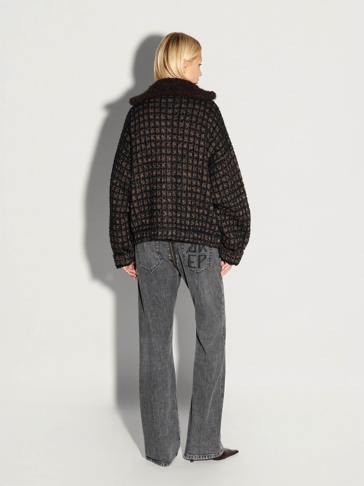 Giubbotto bomber AKEP in mohair e cashmere