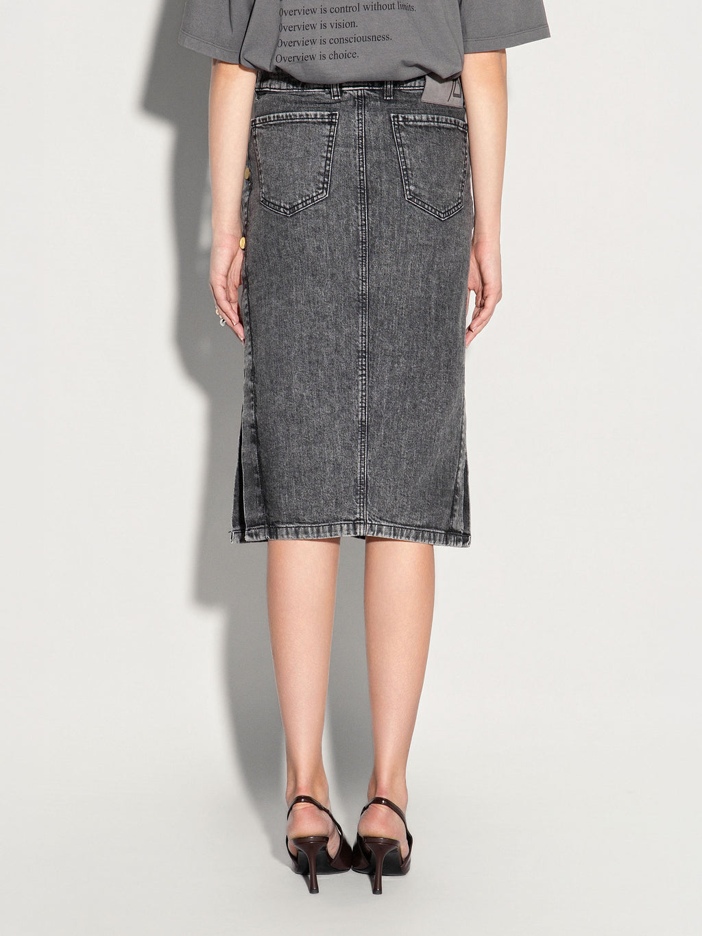 Gonna denim AKEP a pannelli