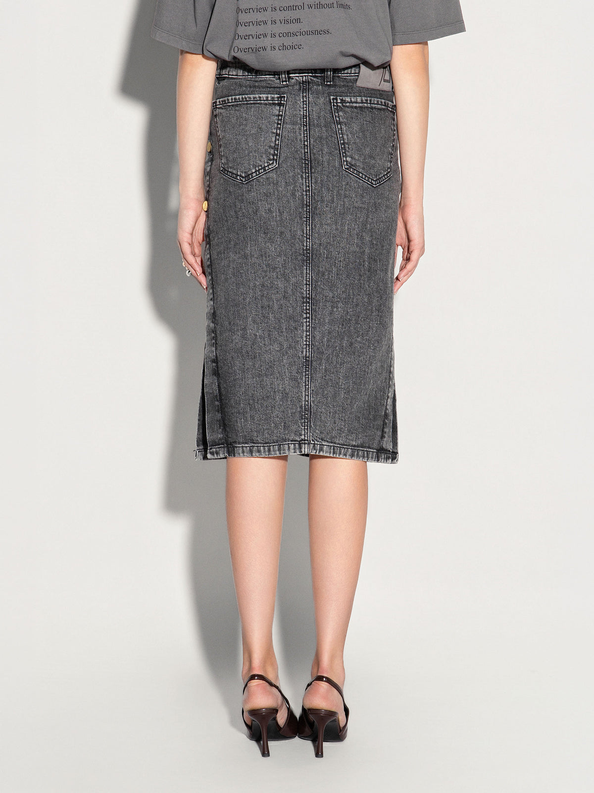 Gonna denim AKEP a pannelli