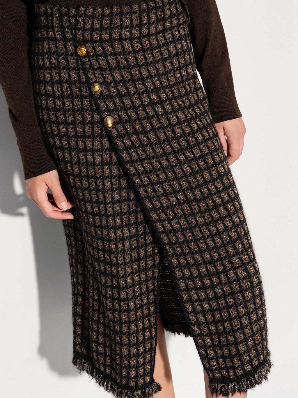 Gonna midi AKEP in mohair e cashmere