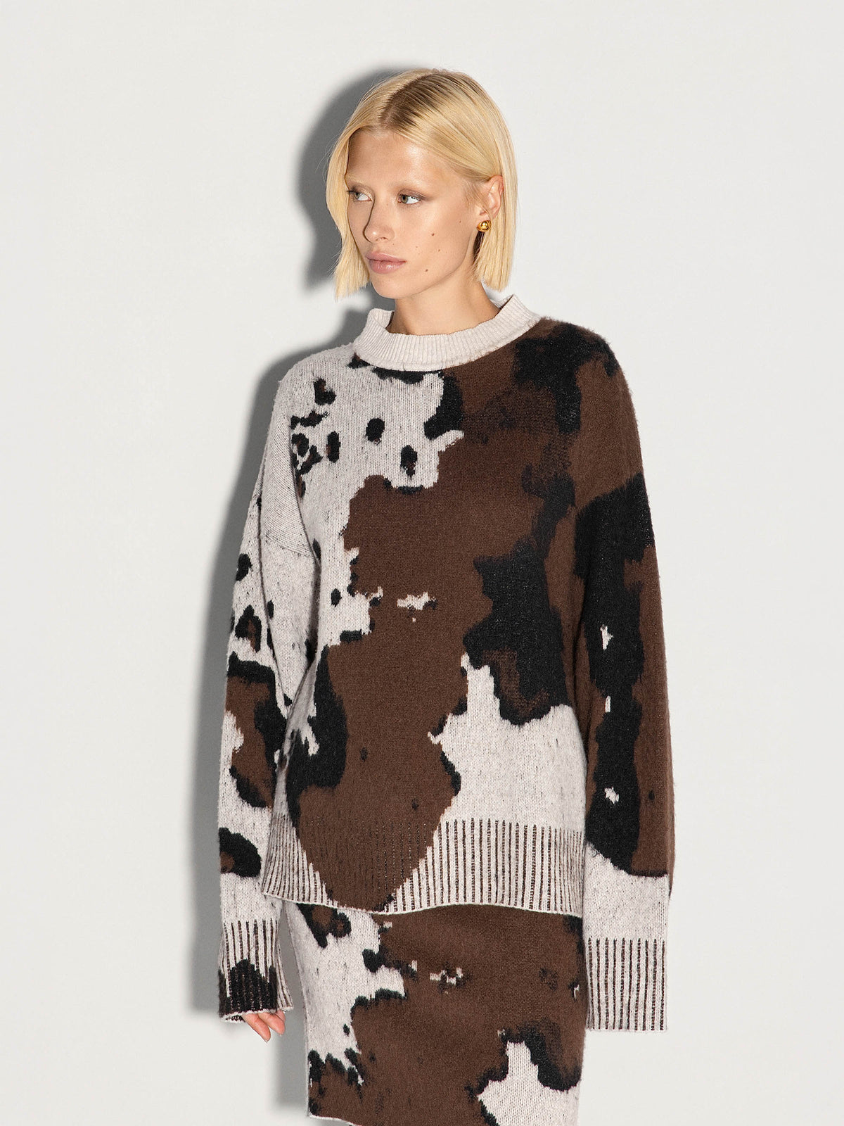 Pullover girocollo AKEP in lana e alpaca