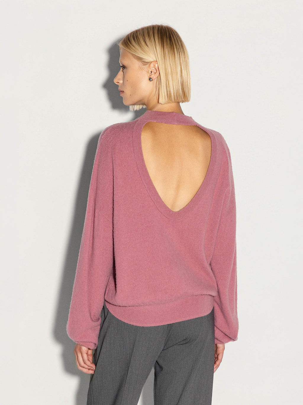 Pullover AKEP schiena scoperta ricamato
