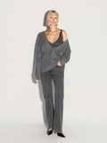 Pullover AKEP scollo a V in cotone e cashmere