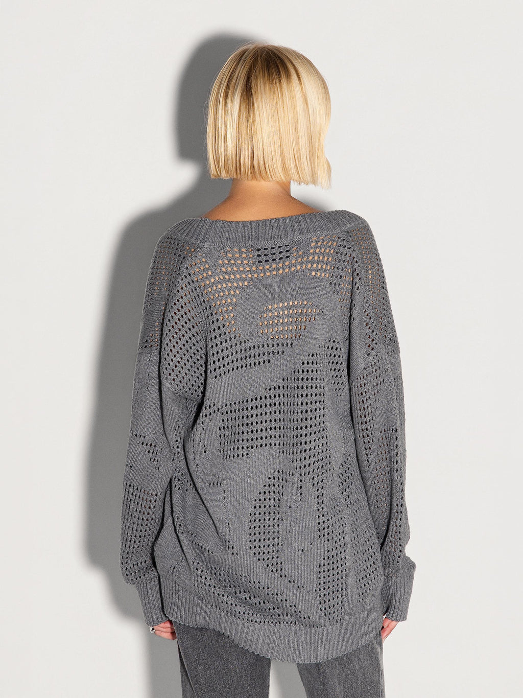 Pullover AKEP scollo a V in cotone e cashmere
