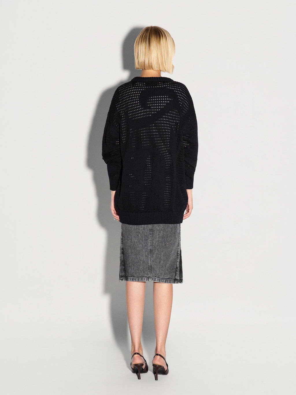 Pullover girocollo AKEP in cotone e cashmere