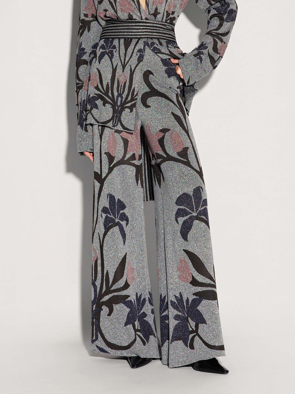 Pantalone AKEP palazzo lurex