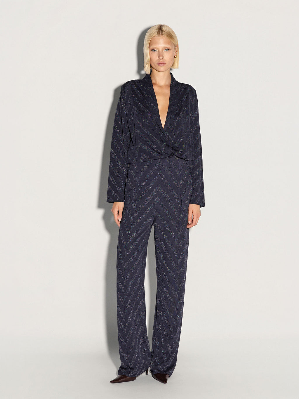Pantalone AKEP fluido lurex