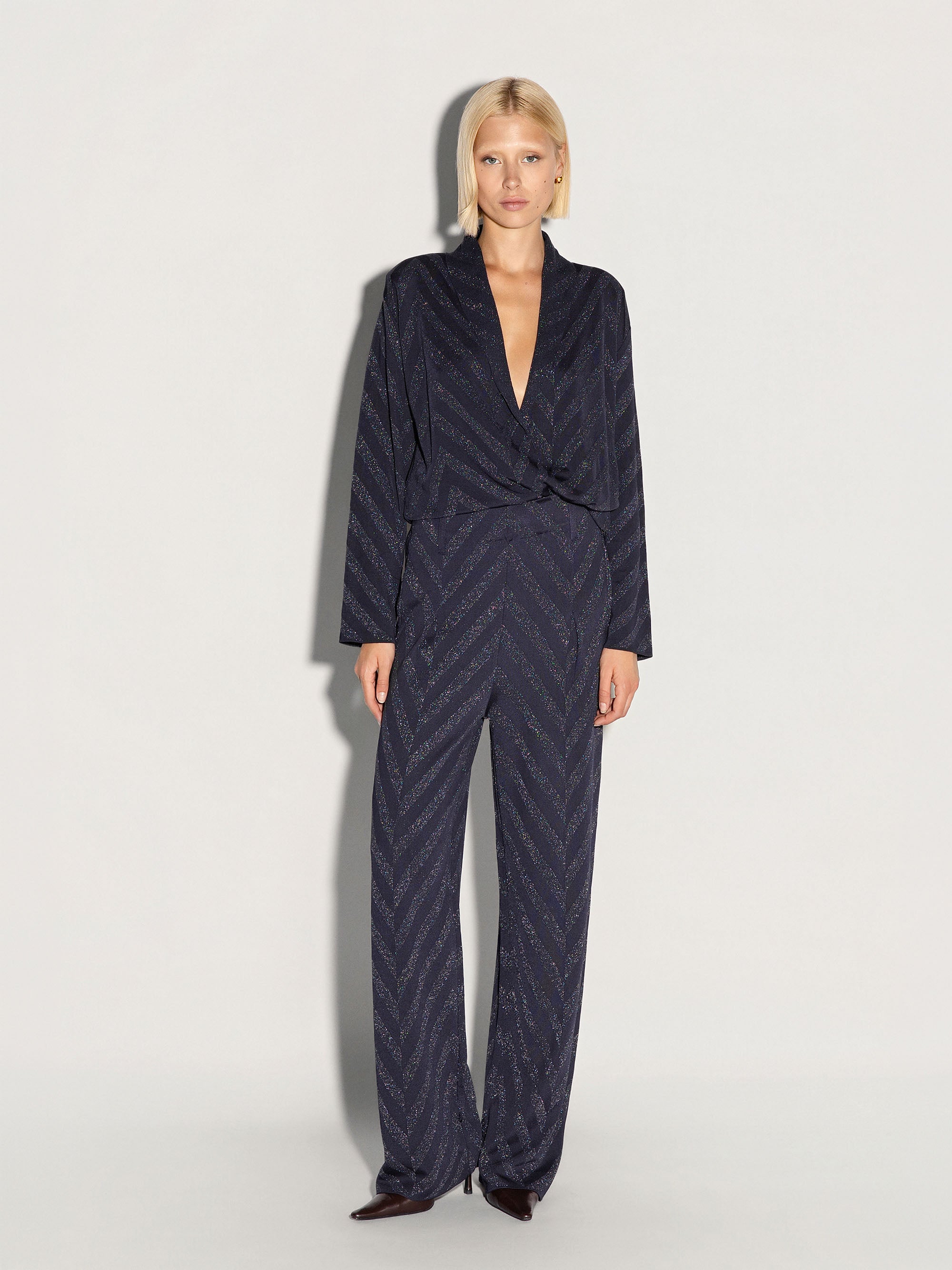 Pantalone AKEP fluido lurex