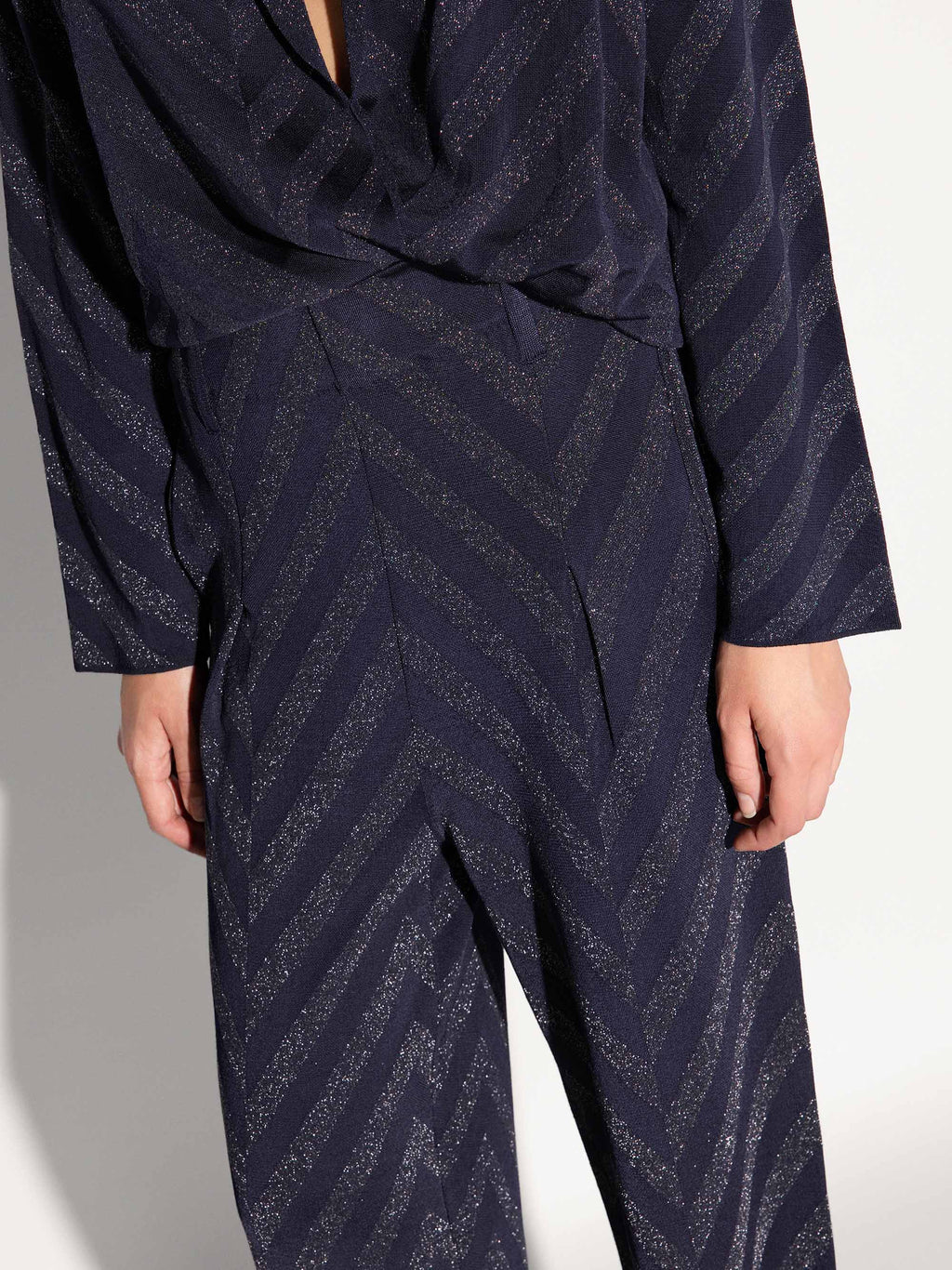 Pantalone AKEP fluido lurex