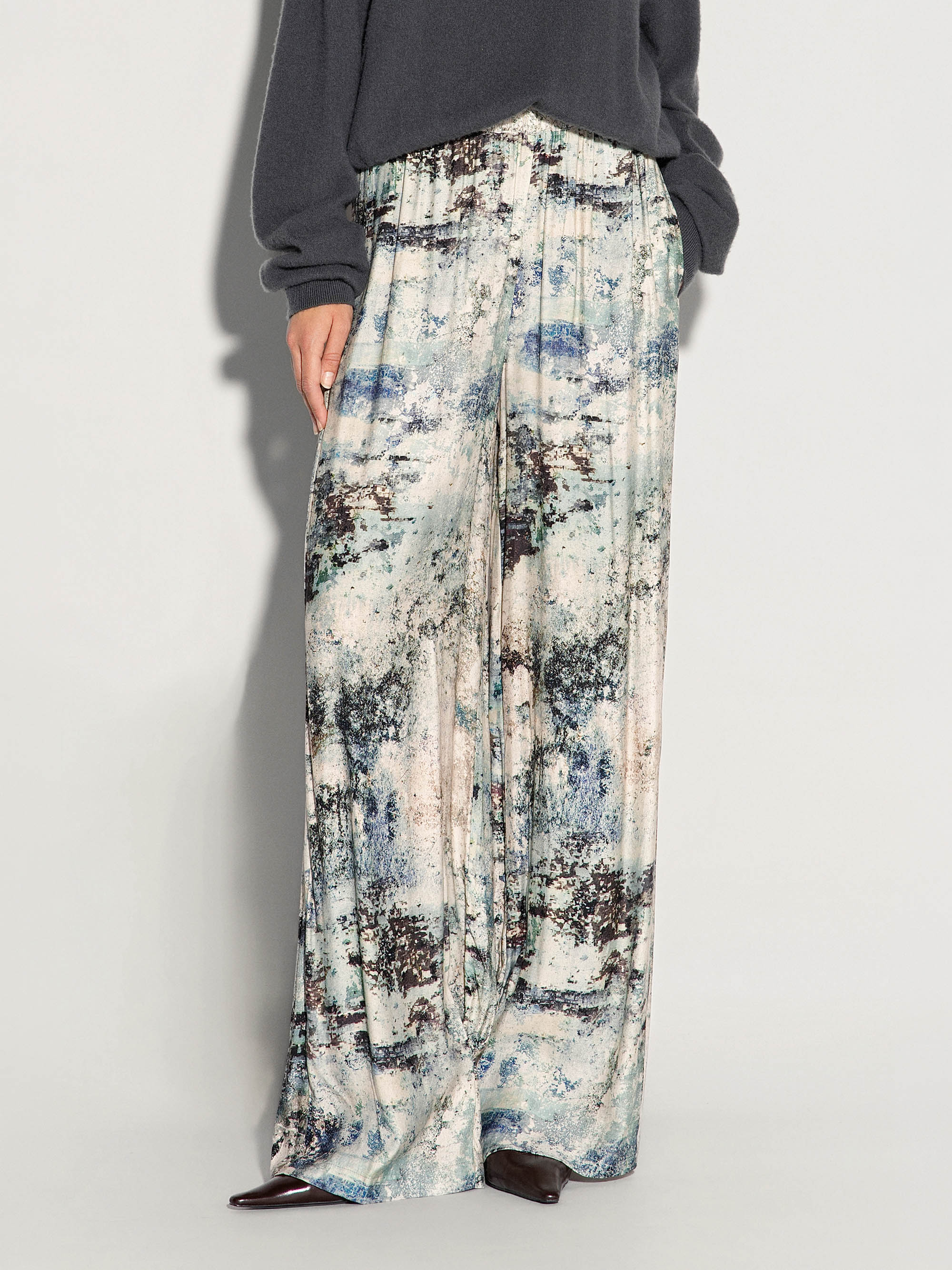 Pantalone pigiama AKEP in raso