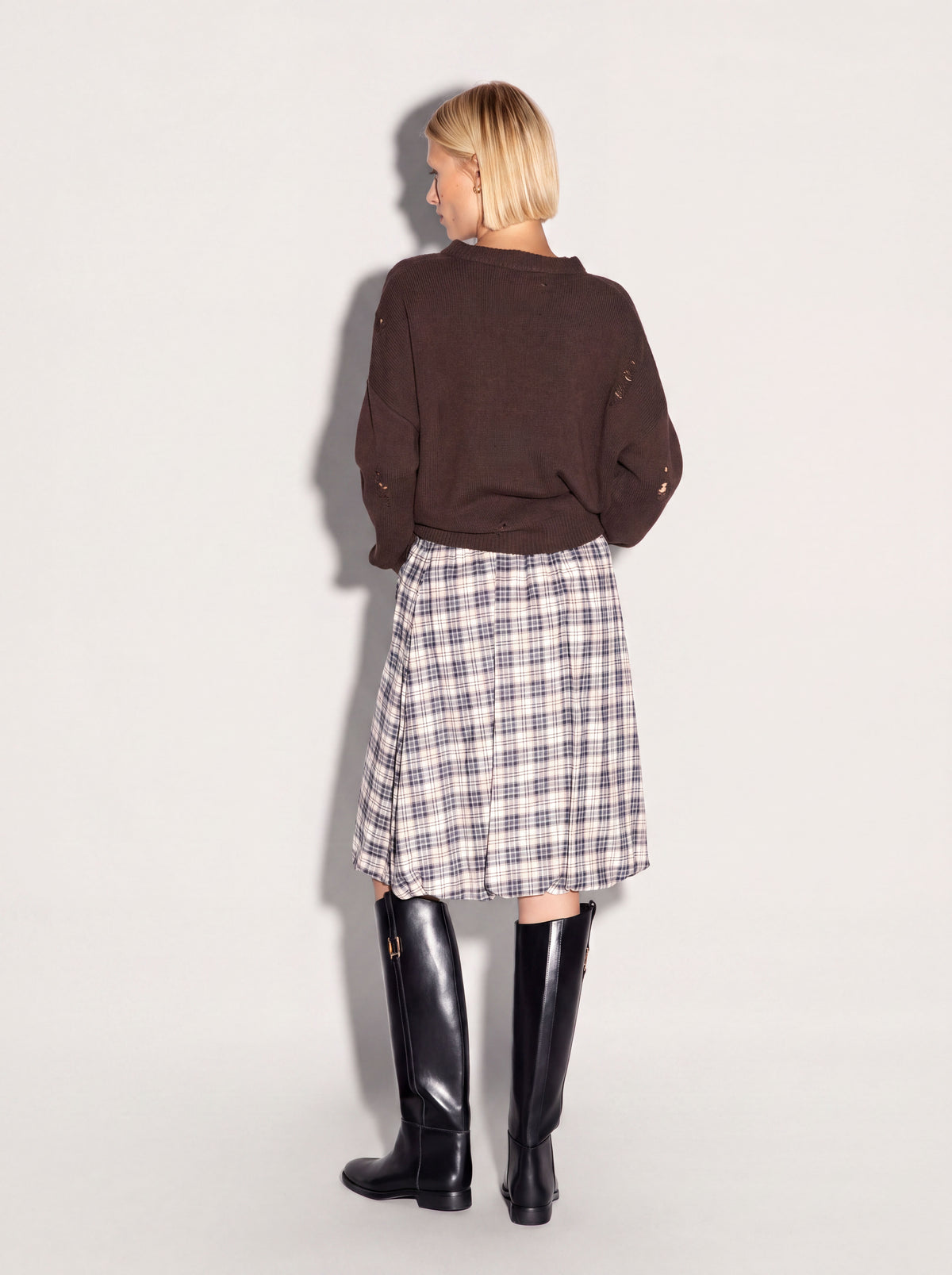 Pullover girocollo AKEP ricamato