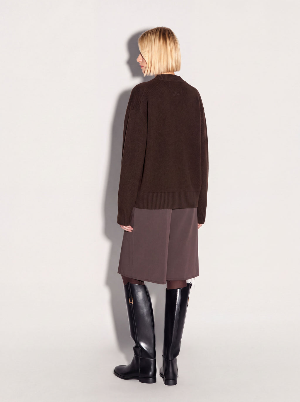 Cardigan AKEP ricamato in cashmere