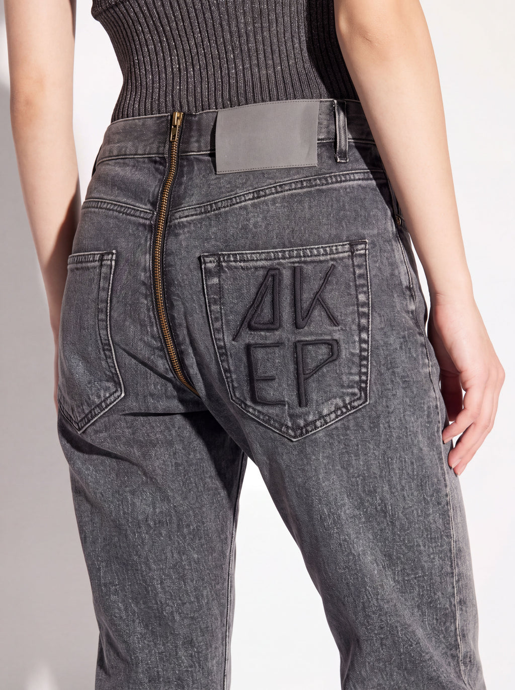 Jeans AKEP 5 tasche con zip