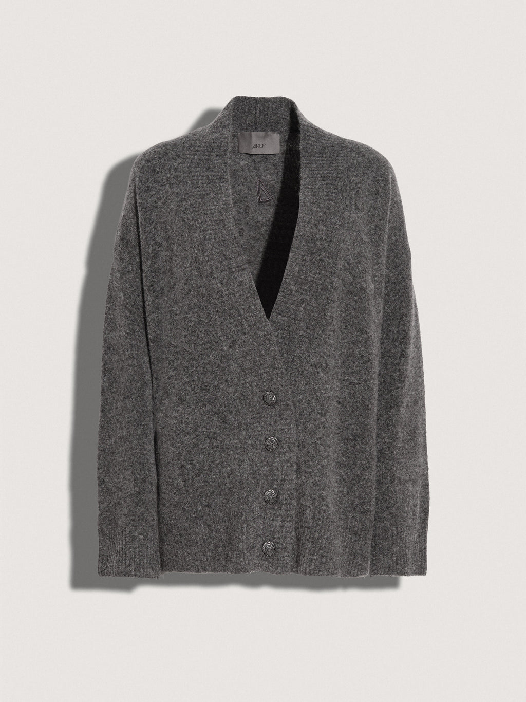Cardigan AKEP oversize con scollo a V profondo