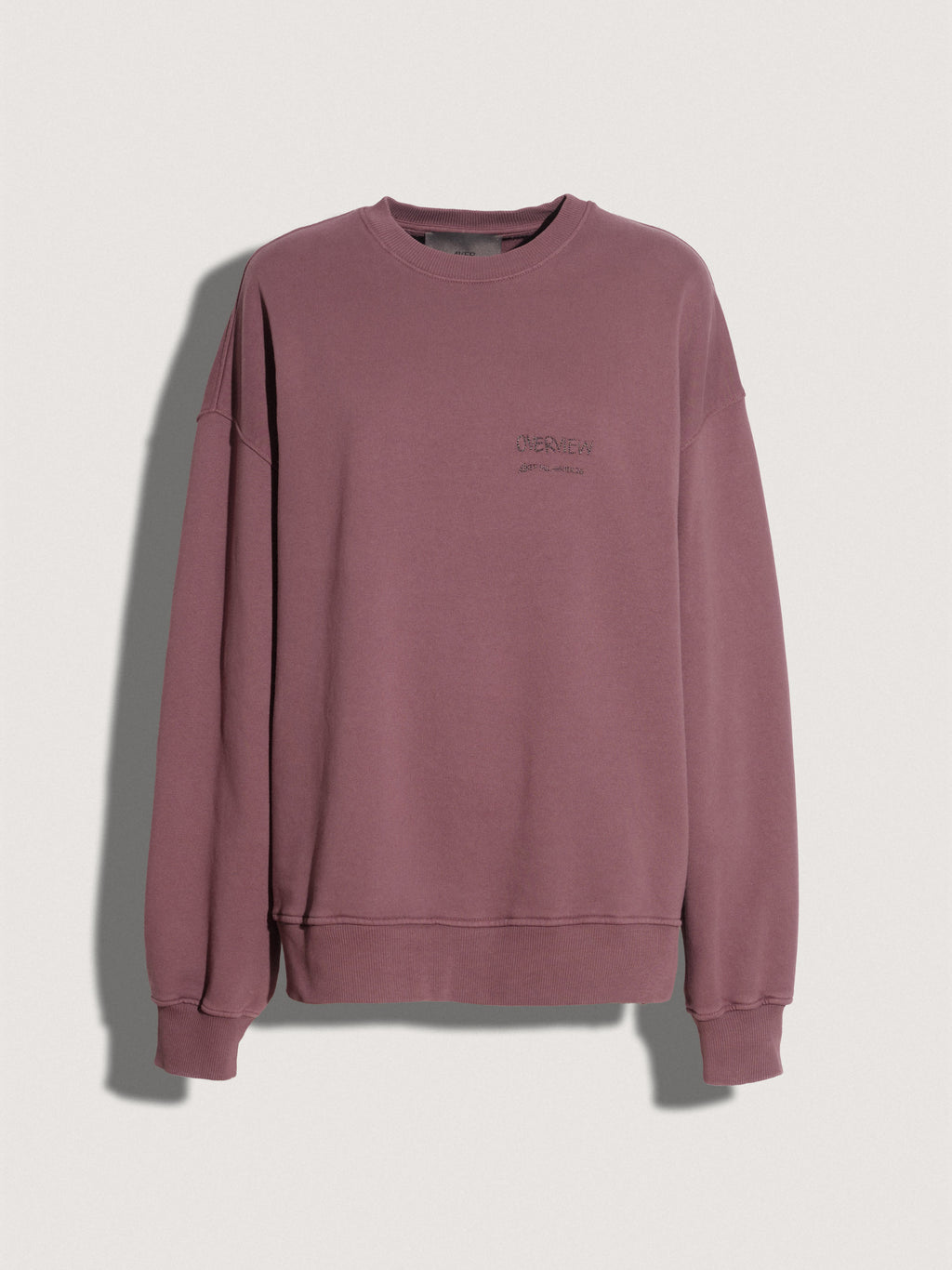 Felpa girocollo AKEP oversize con scritta Overview