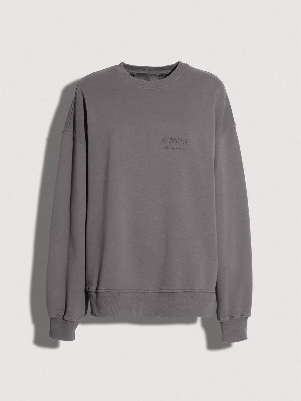 Felpa girocollo AKEP oversize con scritta Overview