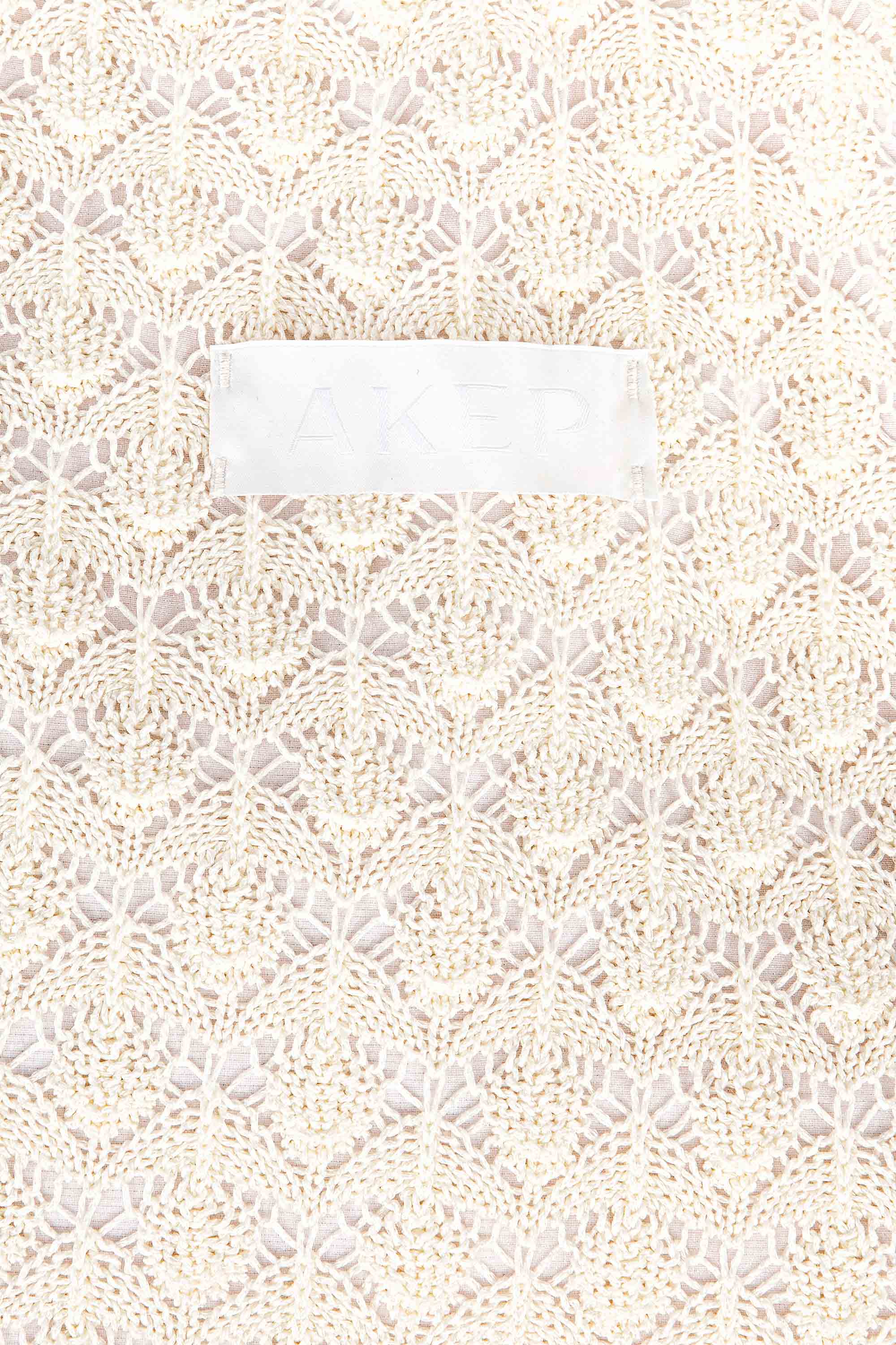 Borsa in maglia con frange AKEP