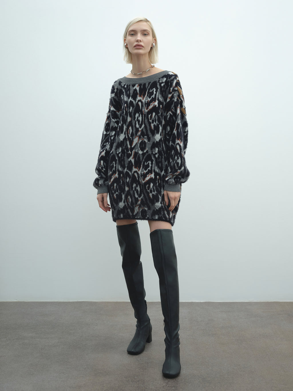 Maxipull AKEP in jacquard maculato