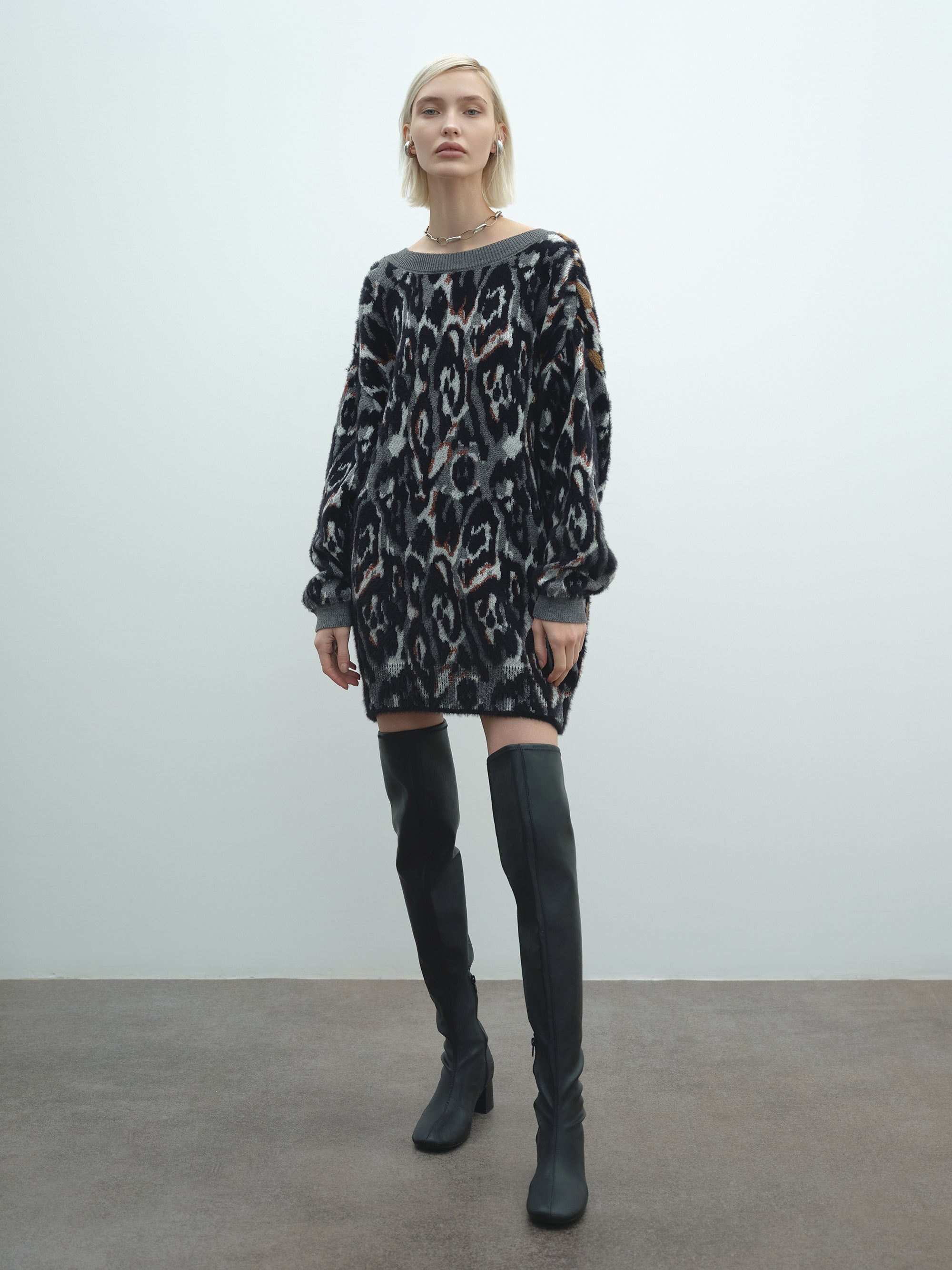 Maxipull AKEP in jacquard maculato